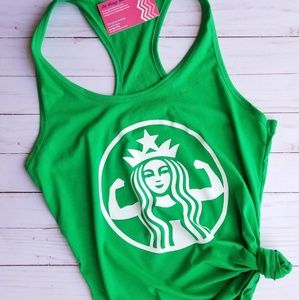 Coffee and Muscles Gym Tank